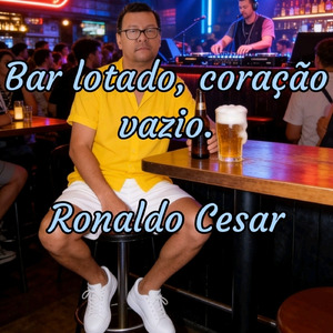 Bar lotado, coração vazio.