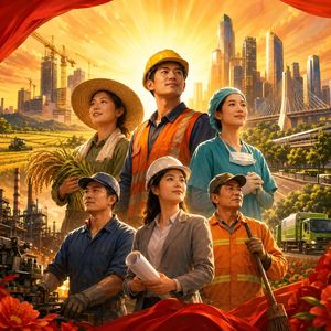 劳动创造光辉
