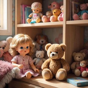 Мишка и кукла