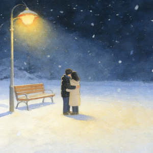 雪夜，说