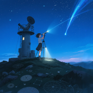 雲の切れ間に見る世界