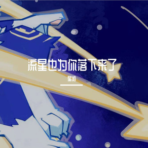 流星也为你落下来了