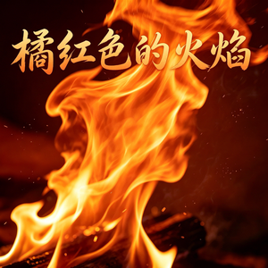橘红色的火焰