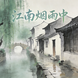 江南烟雨中