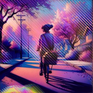 echoes of her bike bell