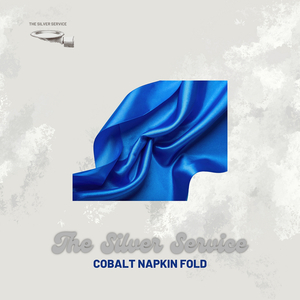 Cobalt Napkin Fold