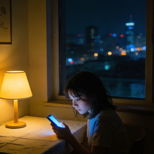 城市灯火下的清白暧昧