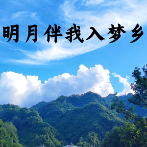 明月伴我入梦乡