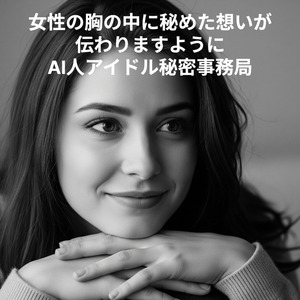 女性の胸の中に秘めた想いが伝わりますように