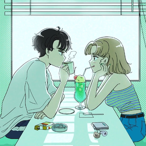 クリームソーダとシャンデリア（奶油苏打和冕形灯）