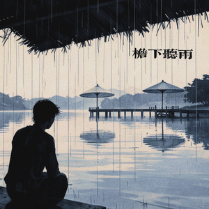 檐下听雨