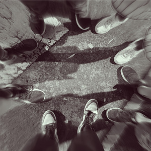 Con la Suela Desgastada