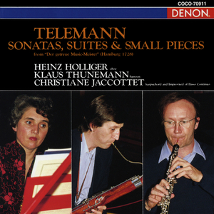 《忠実な音楽の師》より 組曲 ト短調 ～オーボエと通奏低音のための TWV41-g4（①フランス風序曲 ②気楽に ③ホーンパイプ ④ガヴォット ⑤ブルターニュ風ダンス ⑥アイルランド人）