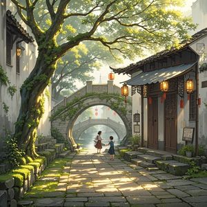 青石板上的时光