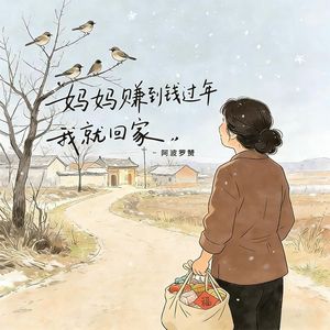 妈妈赚到钱过年我就回家（伴奏）