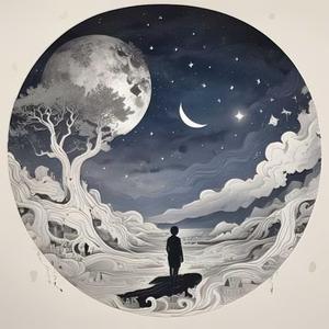 望着窗外的灯火阑珊