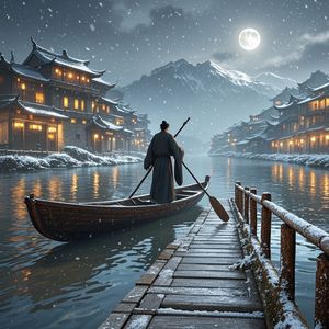 长河孤舟-在梦