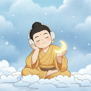【长寿佛心咒】长期熬夜丨深度睡眠丨身心康泰（轻声哄睡助眠）
