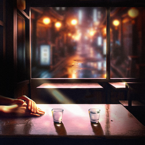 술잔에 비친 그대