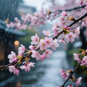 春の雨
