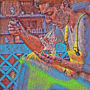 Reflective Porridge Meat