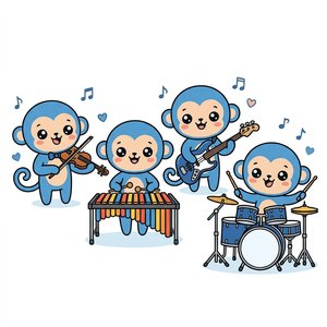 僕の友達、青い猿へ