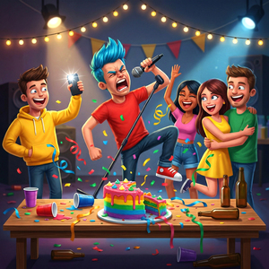 С днём рождения, подружка!