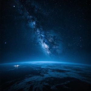 星辰闪耀天际