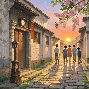 老街的夕阳_好运常在