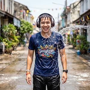 สาดน้ำรับวันสงกรานต์