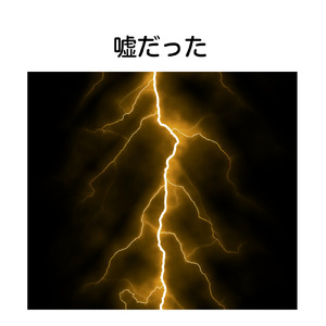 嘘だった