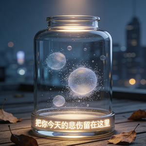 把你今天的悲伤留在这里