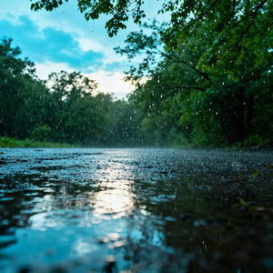 雨过后的风景