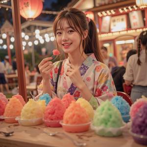 カラフルかき氷日和