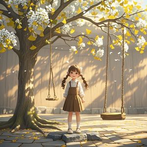 老槐树下的时光