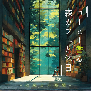 春カフェ読書タイム (森カフェ)