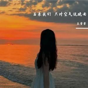 后来我们 只对空气说晚安