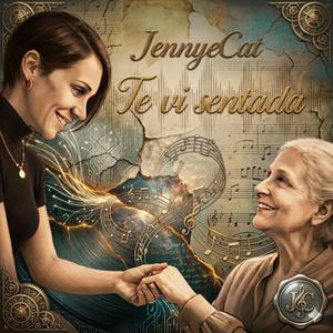 Te vi sentada