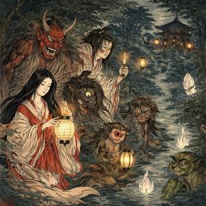 手招きする幽霊