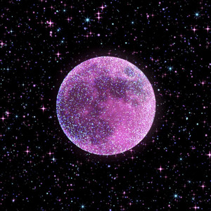 我黑色的世界里紫色的星球