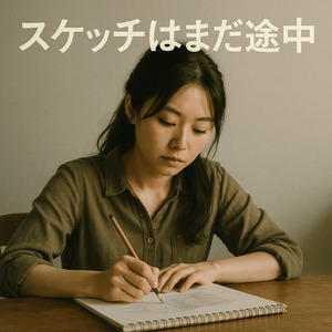 スケッチはまだ途中
