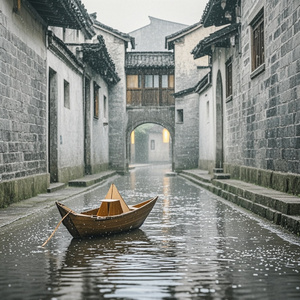 旧巷纸船