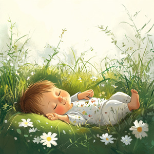 亲亲宝贝，快快入睡