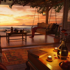 Relaxing Ocean Sounds (Beach House Ambience)