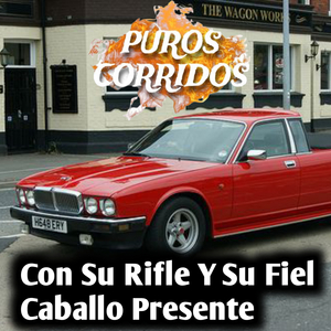 Con su rifle y su fiel caballo presente