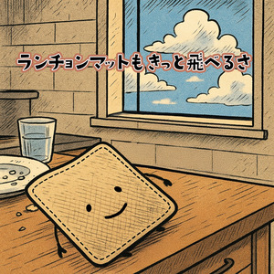 ランチョンマットもきっと飛べるさ