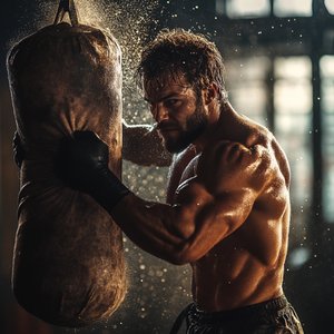 샌드백에 박아 넣은 오늘의 분노