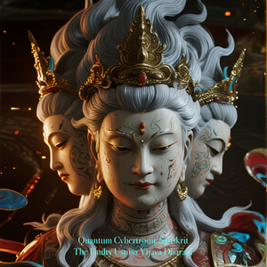 Quantum Cybertronic Sanskrit . Glitch Usnisa Vijaya Dharani II ( 量子赛博电子梵音.故障佛顶尊胜陀罗尼 II )