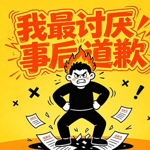 我最讨厌事后道歉