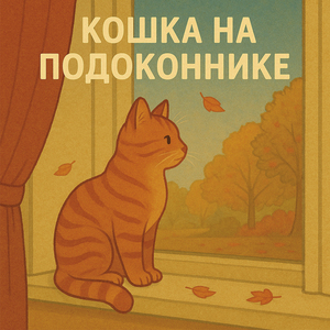 Кошка на подоконнике